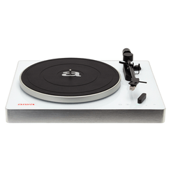 TOCADISCOS BLUETOOTH AIWA APX-680BT WHITE ALTA PRECISION BT 5.0 PLATO DE METAL 27.5cm TRES VELOCIDADES 33, 1/3 ,45 RPM LECTOR GRABADOR USB/SD