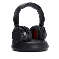 Miniatura 1 de AURICULAR HEADPHONE WIRELES RF AIWA WHF-880 CONEXION RECARGABLES EN BASE RECEPTORA CON CONEXION JACK 3.5mm SIN MICROFONO