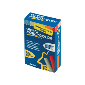 CAJA 10 TIZAS COLORES SURTIDOS GIOTTO F538900