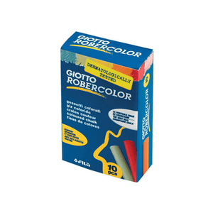 CAJA 10 TIZAS COLORES SURTIDOS GIOTTO F538900