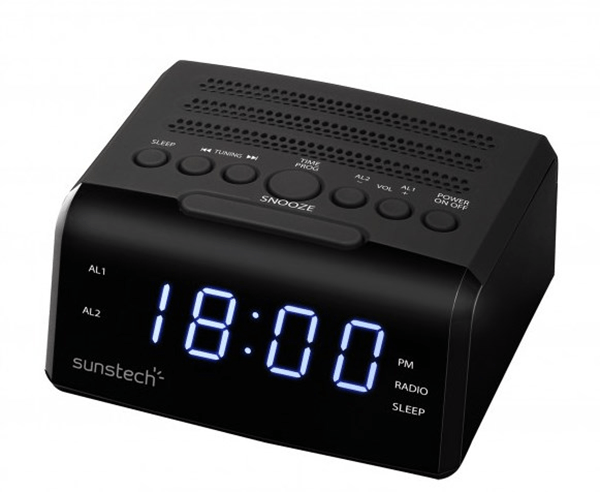 radio reloj sunstech frd35ubk negro
