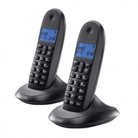 Miniatura 1 de MOTOROLA C1002 LB+ Telefono DECT DUO Gris-Granate