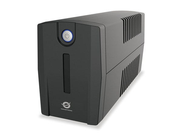 SAI 850VA CONCEPTRONIC 480W 2 SHUCKO PROTECCION PUERTO LAN MODEM