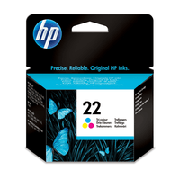 CARTUCHO DE TINTA HP 22 TRICOLOR INK CART 3C 5ML