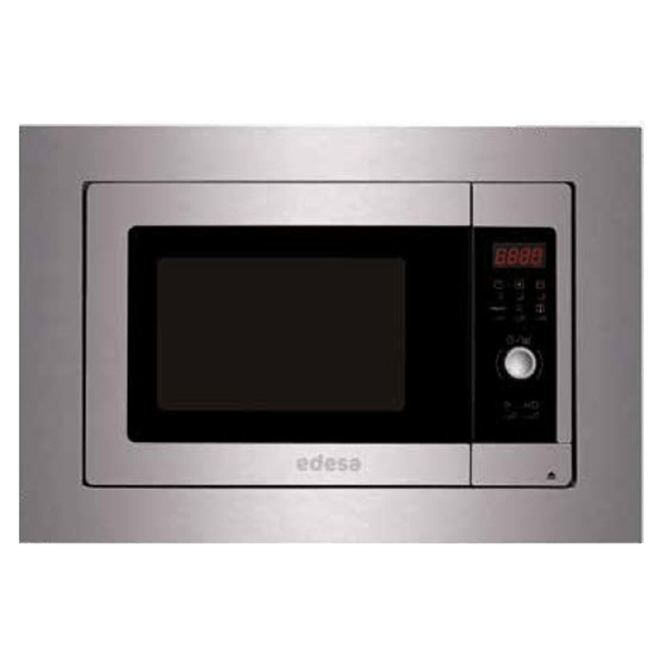 horno microondas integrable edesa emw2320ig x 23 litros con grill inox