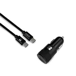 CARGADOR-DE-COCHE-SUBBLIM-ULTRA-RAPIDO-TYPE-C-3.0-NEGRO