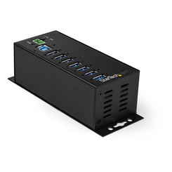 7-PORT INDUSTRIAL USB 3.0 HUB WITH EXTERNAL POWER ADAPT ER
