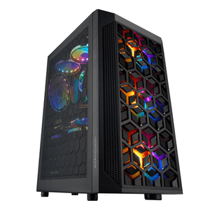 CAJA MARS GAMING MCMESH | MICRO ATX | 3x FAN RGB | NEGRO