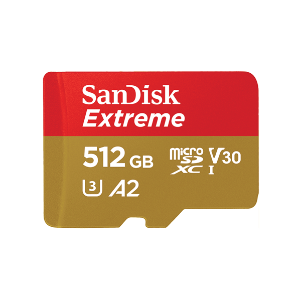 extreme microsdxc 512gb+sd 190mb s