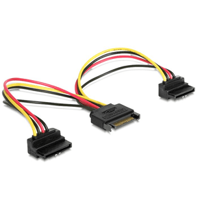 Delock-cable-power-sata-15pin-2x-sata-hdd-angled