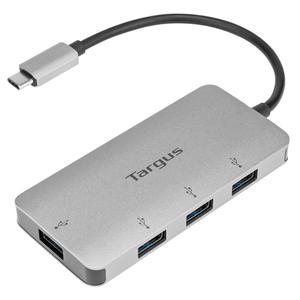 TARGUS-USB-C-4-PORT-HUB-AL-CASE-SPACE-GR-EY