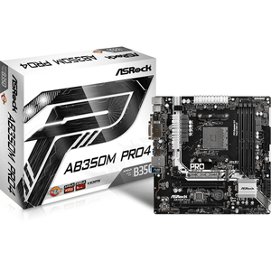Placa-AMD-ASROCK-AB350M-Pro4-Socket-AM4