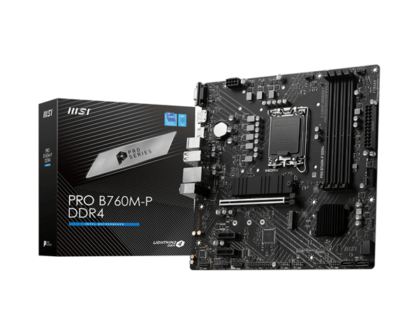 placa base msi pro b760m-p | intel lga 1700 | ddr4