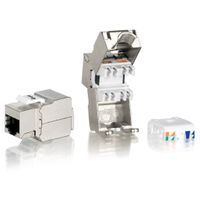 Miniatura 2 de KIT 8 UDS CONECTOR HEMBRA RJ45 FTP CAT6 PANEL KEYSTONE TOOL FREE
