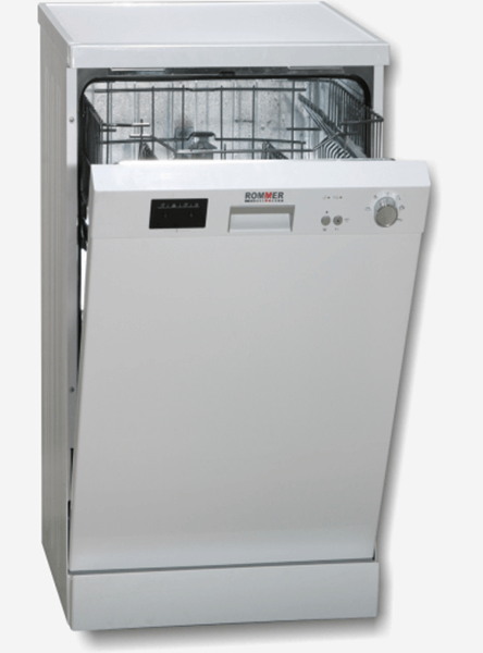 LAVAVAJILLAS 45 CM ROMMER COMPACT 46 E 10 CUBIERTOS BLANCO