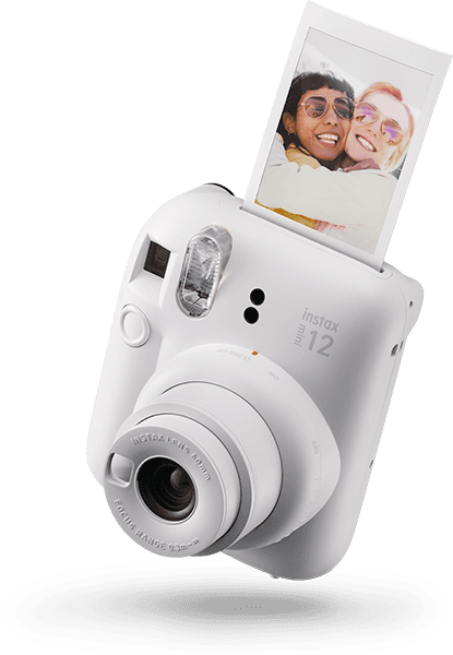 camara de fotos compacta fujifilm instax mini 12 clay white