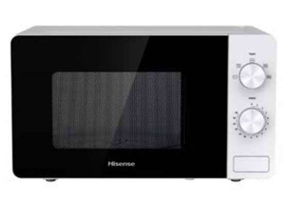 HORNO MICROONDAS SIN GRILL HISENSE H20MOWP1 20 LITROS BLANCO