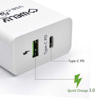 Miniatura 4 de Cargador de pared welly enjoy usb tipo-c pd con carga rapida 3.0 36w blanco WY11100