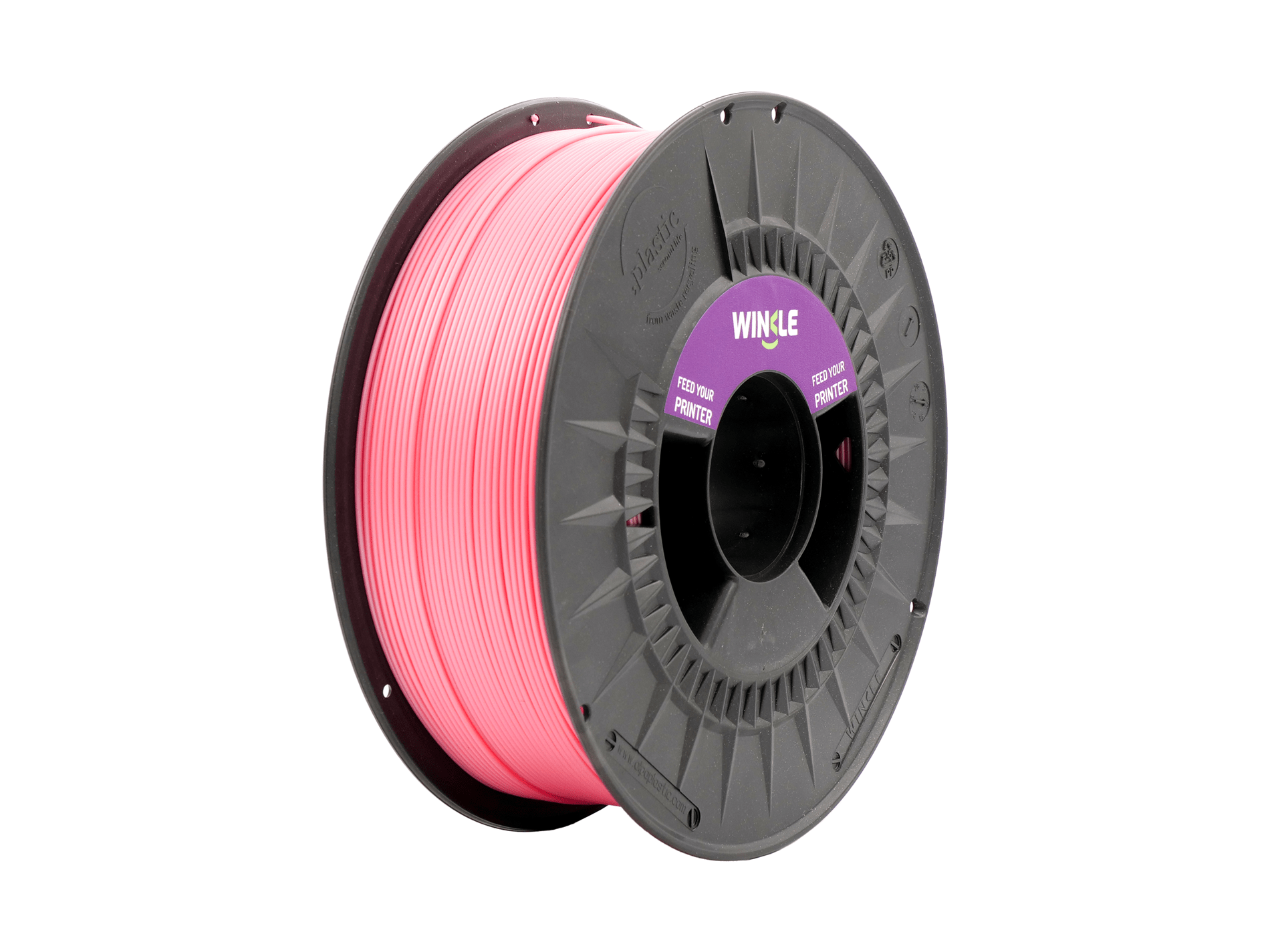 winkle filamento impresora 3d pla hd | color rosa chicle | 1,75 mm | 1000 gr.