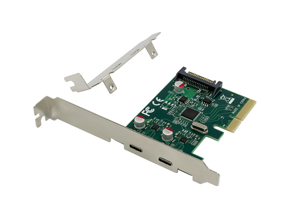 controladora conceptronic pci express x4 2 puertos usb 3.2 gen2 (2xusb-c)