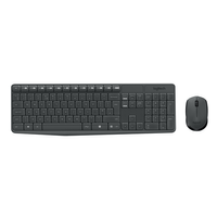 Miniatura 1 de TECLADO INALAMBRICO + RATON OPTICO LOGITECH MK235 NEGRO
