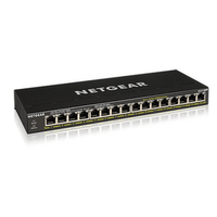 Miniatura 1 de 16Port GBPoE+Unmnged Switch 183W+FlexPoE