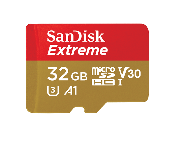 Extreme microSDHC 32GB+SD Ad Sports Cam