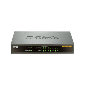 SWITCH NO GESTIONABLE D-LINK DES-1008PA 8P ETHERNET CON 4P POE (52W) SOBREMESA NO RACK