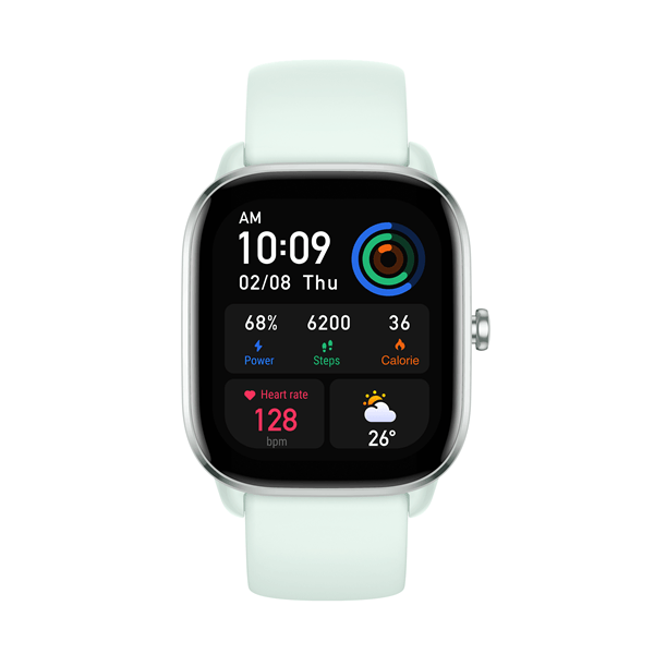 amazfit gts 4 mini menta azul