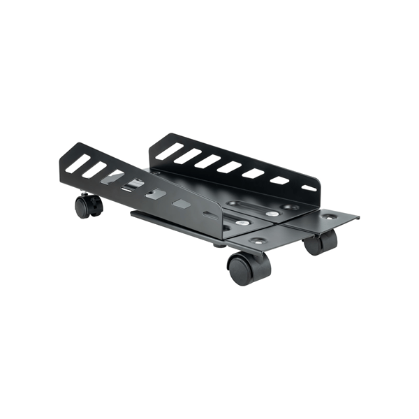 SOPORTE METALICO CPU TOOQ 160/300MM ANCHO MAX.25KG DE SUELO C/RUEDAS