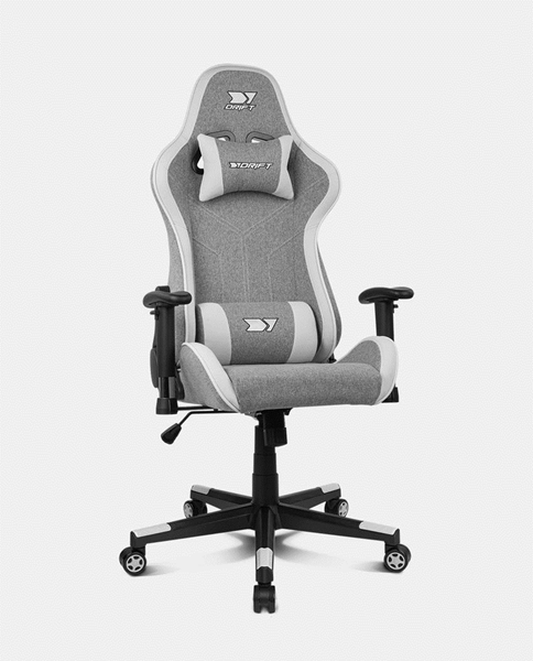 DRIFT Silla Gaming DR90 PRO Gris/Blanca