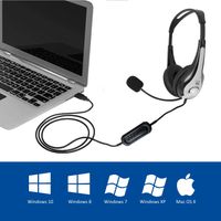 Miniatura 4 de Ewemt EW3565 Auriculares USB con micrófono