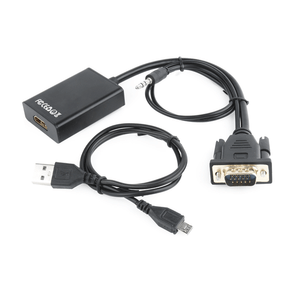 ADAPTADOR GEMBIRD VGA A HDMI 0,15M CON AUDIO 3.5MM