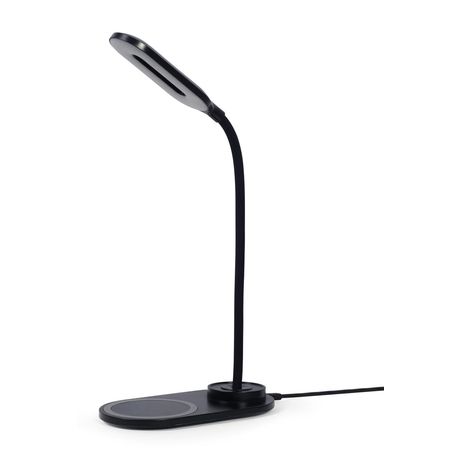 LAÂMPARA DE ESCRITORIO CON CARGADOR INALÃ?ÂMBRICO NEGRO - Imagen 6 de 7 LAÂMPARA DE ESCRITORIO CON CARGADOR INALÃ?ÂMBRICO NEGRO - Imagen 6 de 7