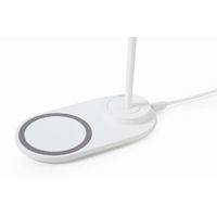 Miniatura 4 de LA±MPARA DE ESCRITORIO CON CARGADOR INALÇ±MBRICO BLANCO