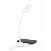 Miniatura 7 de LA±MPARA DE ESCRITORIO CON CARGADOR INALÇ±MBRICO BLANCO