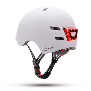 CASCO-YOUIN-CON-LED-FRONTAL-Y-TRASERO-BLANCO--TALLA-M-