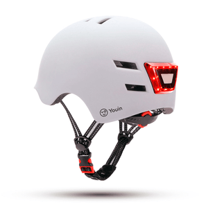 CASCO-YOUIN-CON-LED-FRONTAL-Y-TRASERO-BLANCO--TALLA-M-