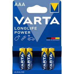 PILAS VARTA BLISTER 4 Longlife Power AAA