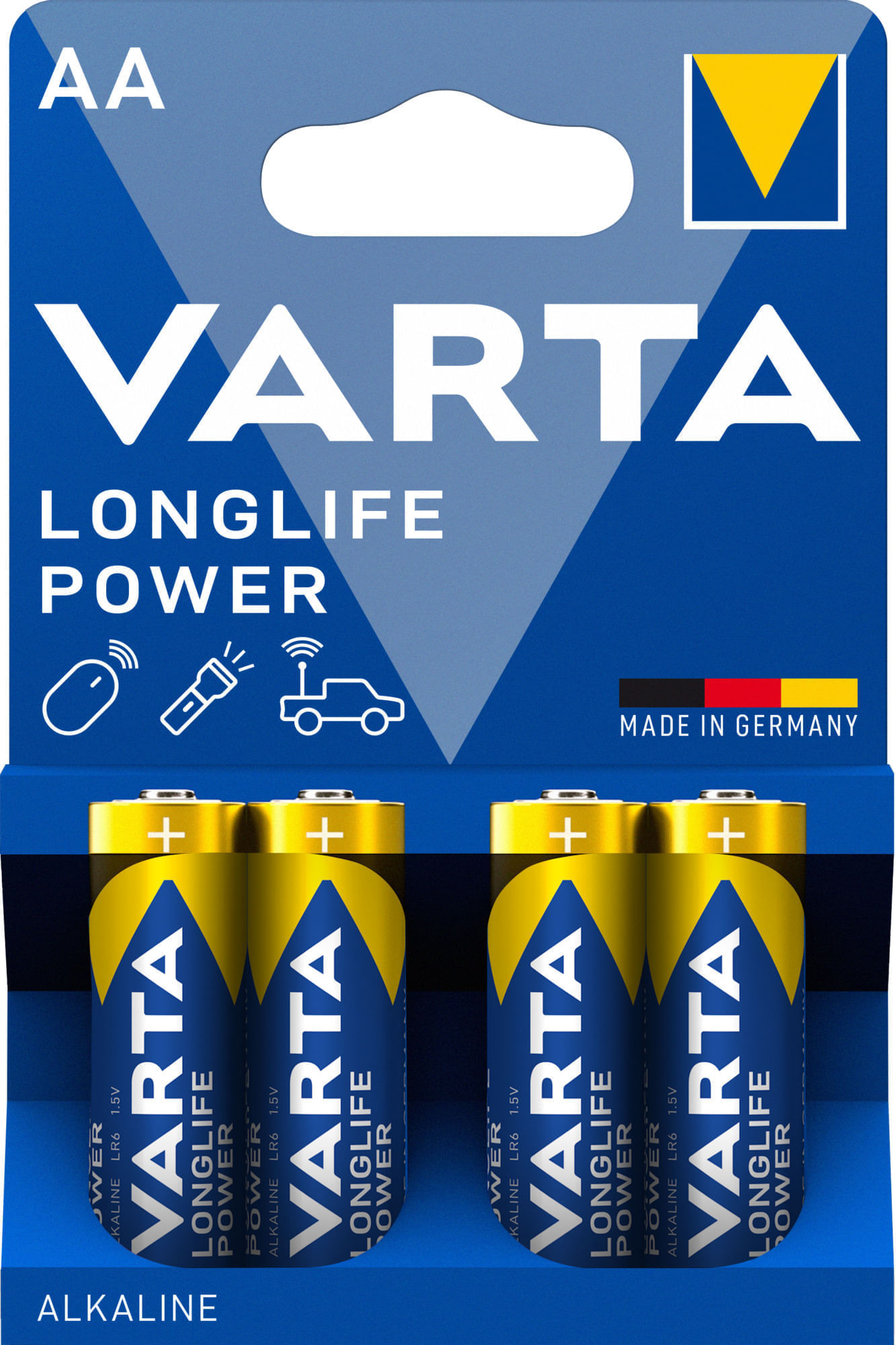 PILAS VARTA BLISTER 4 Longlife Power AA