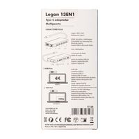 Miniatura 6 de Hub USB-C Logan 13 en 1 8420738303587