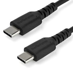 1M USB C CABLE BLACK HIGH QUALITY ARAMID FIB ER