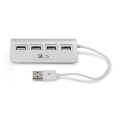 QUICKMEDIA HUB USB 4P 2.0 QMH204P