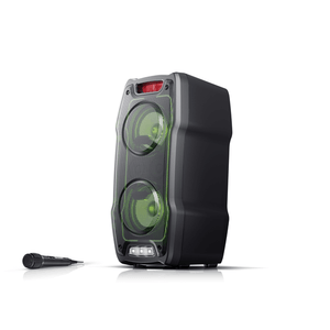 SHARP PS 929 FUNCION KARAOKE/MICROFONO INCLUIDO/C ON TWS/BLUETOOTH/UEBX2/2X6,33MM/LUCES MULTICOLOR Y ESTROBOSCOPICA/POTENCIA 180W