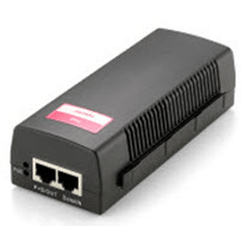 POE INJECTOR ADAPTER LEVEL ONE CAT5E PASA DATOS Y ALIMENTACION POR EL MISMO CABLE HASTA 100 MTS