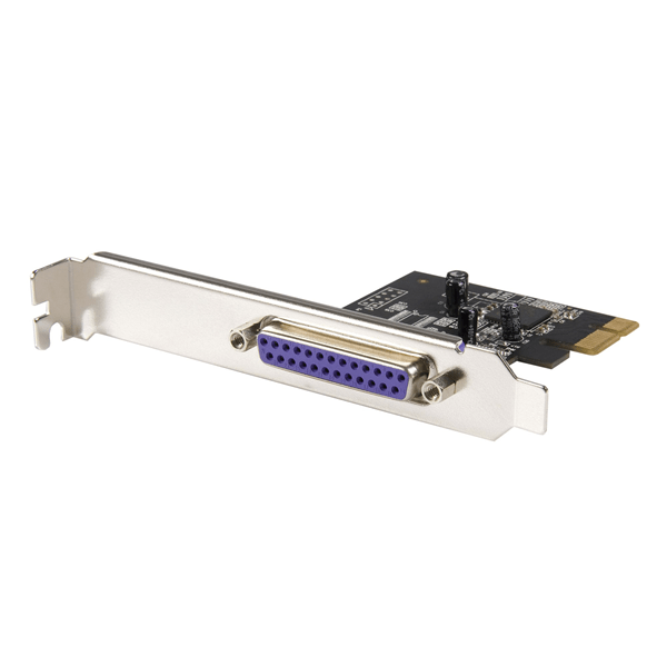 1-port parallel pcie card - pci express to parallel db25 lpt c ar