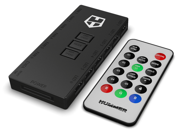 nox hummer r-hub controlador argb led ref.