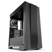 Miniatura 1 de CAJA SEMITORRE NOX HUMMER FUSION LED RGB S/F USB 3.0 NEGRO
