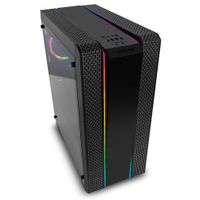 Miniatura 15 de CAJA SEMITORRE NOX HUMMER FUSION LED RGB S/F USB 3.0 NEGRO