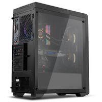 Miniatura 16 de CAJA SEMITORRE NOX HUMMER FUSION LED RGB S/F USB 3.0 NEGRO